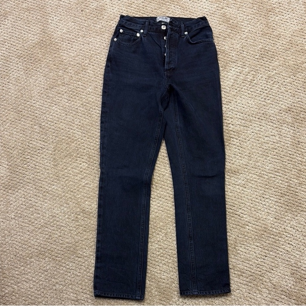 AGOLDE Women's Dark BlueJeans. High-rise. Size 25.